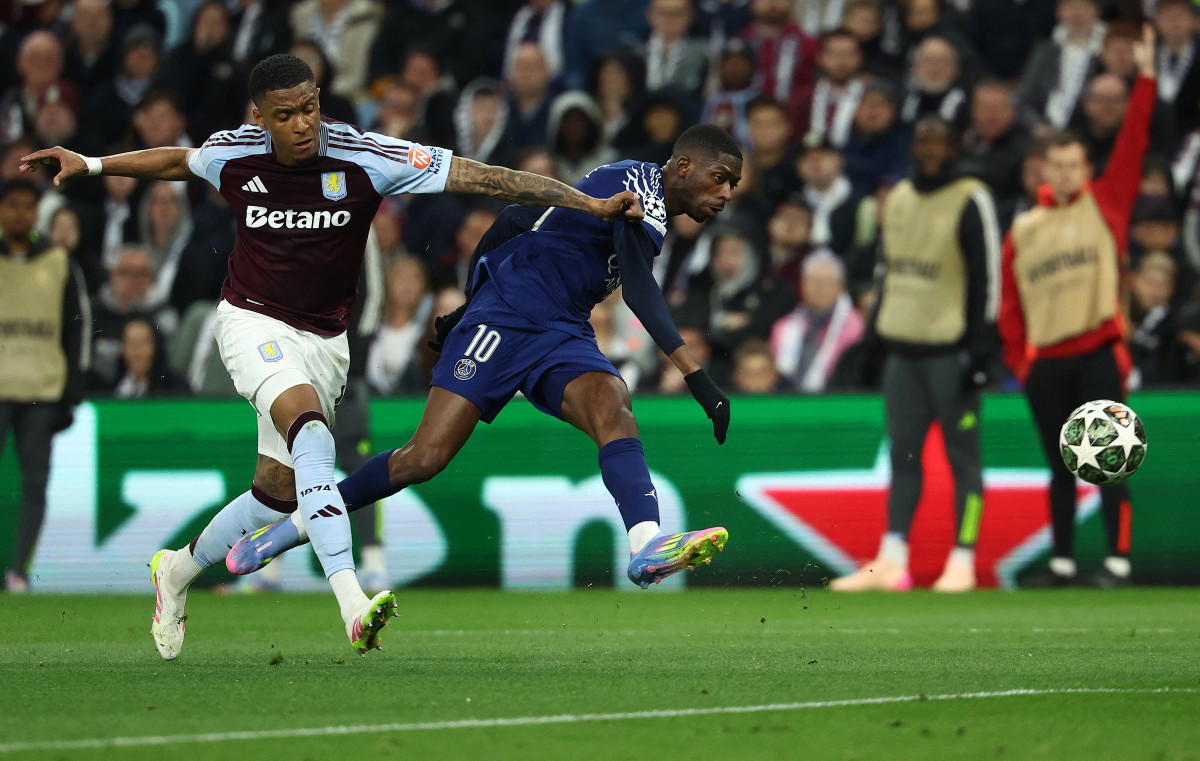 PSG survive Aston Villa scare to reach Champions League semis