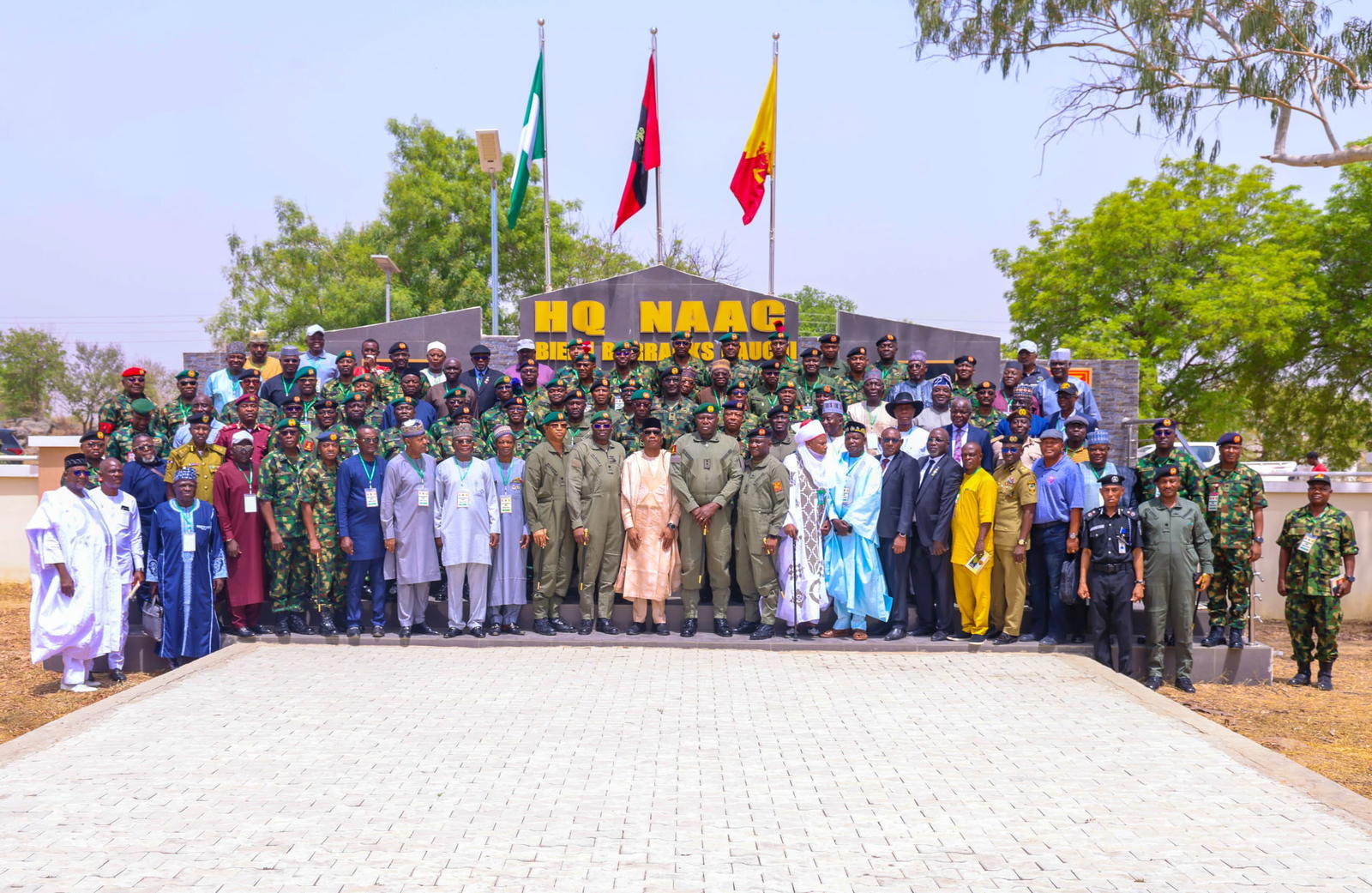 COAS with troops at training week