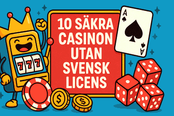 Casino utan svensk licens – 10 säkra casinon utan spelgränser och Spelpaus 2025