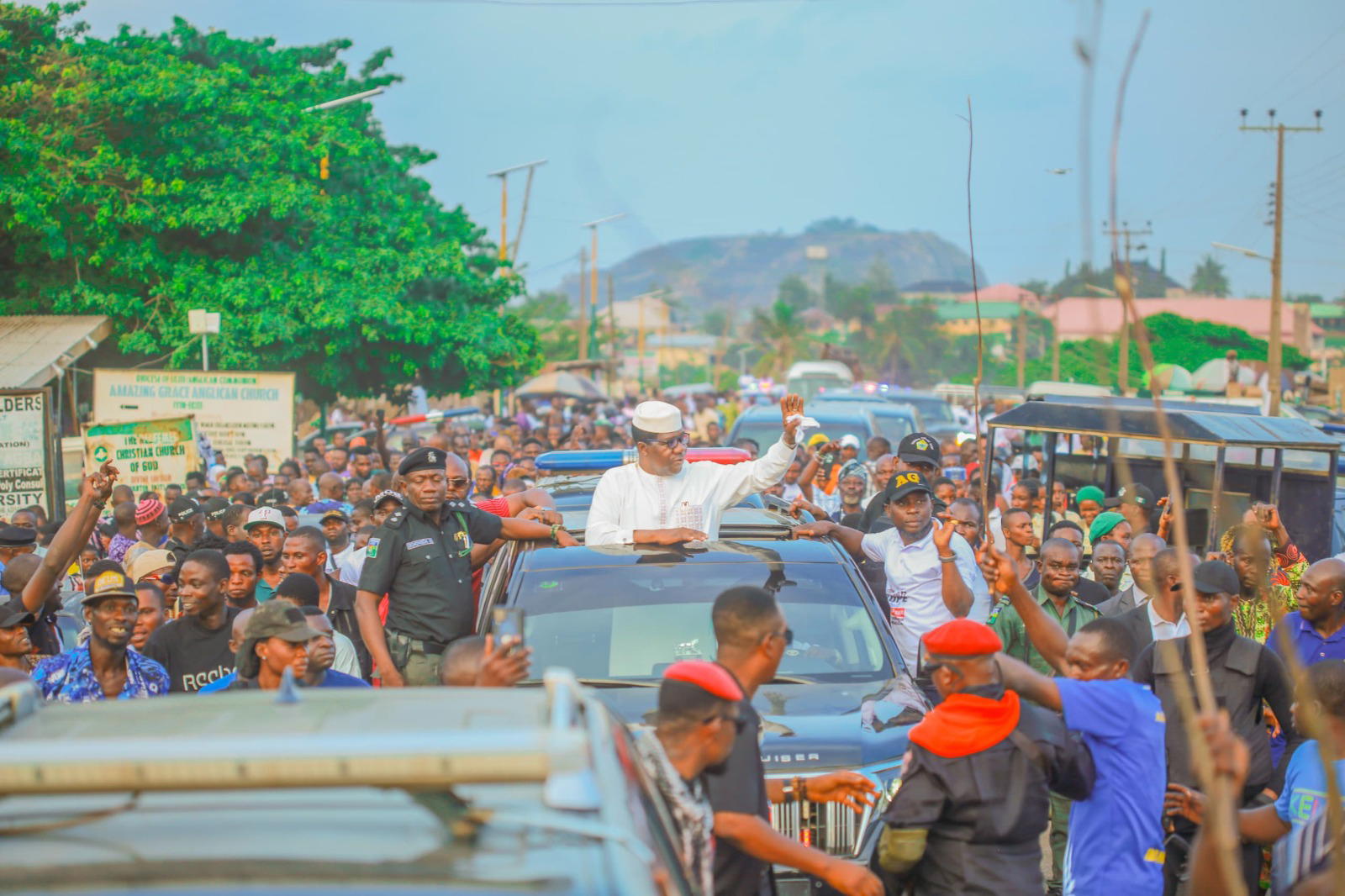 Ekiti gives Bamidele heroic welcome
