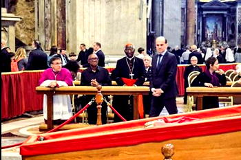 Obi joins global dignitaries at Pope Francis’ lying in state in the Vatican