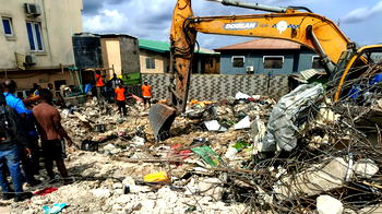 Lagos building collapse: Death toll rises to seven