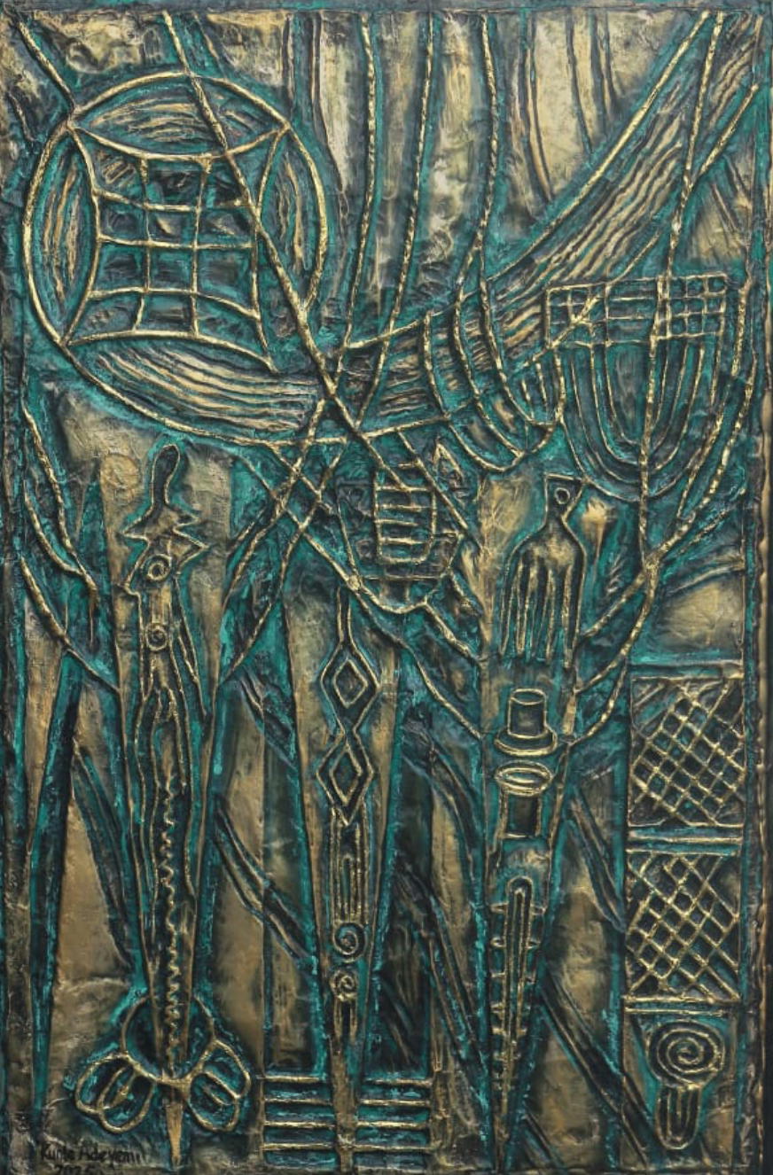 Adeyemi exhibits “Beyond the Veil”