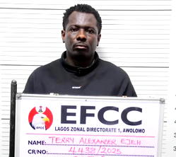 Court remands musician, Terry Apala, over alleged naira abuse