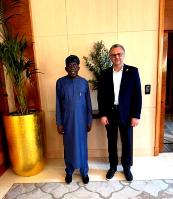 Tinubu holds diplomatic talks with Trump’s in-law in Paris