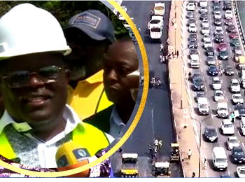 Umahi reopens Independence Bridge in Lagos, promises permanent fix soon