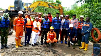 Lokpobiri visits vandalized Tebedaba-Brass pipeline in Bayelsa, vows justice for attackers