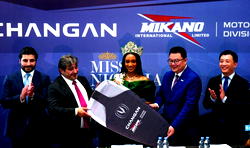 Mikano pledges support to women empowerment, gifts Miss Nigeria Eado Plus sedan