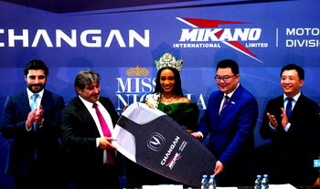 Mikano pledges support to women empowerment, gifts Miss Nigeria Eado Plus sedan