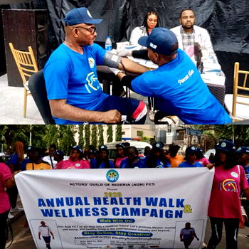 AGN holds Health Walk in FCT, advocates healthy lifestyle for actors