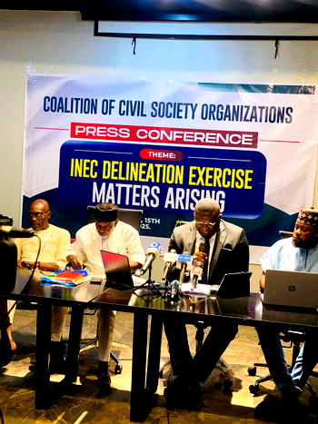 CSOs commend INEC for credible delineation of Federal Constituency in Delta State