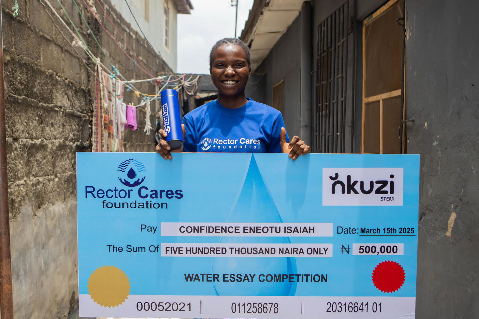 16-yr-old Confidence Eneotu Isaiah emerges winner of Rector Cares Foundation’s inaugural essay competition