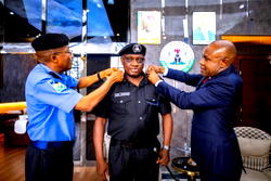 Gov Mbah decorates CSO with new rank