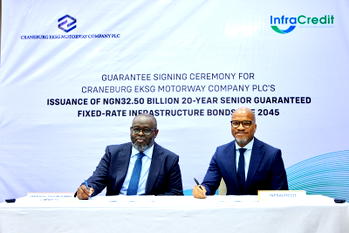 InfraCredit guarantees Craneburg EKSG N32.50b 20-year Infrastructure Bonds issuance