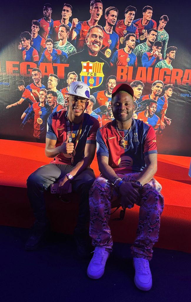 Video: Nigerian singer Skales meets Lamine Yamal after ‘Shake Body’ viral dance