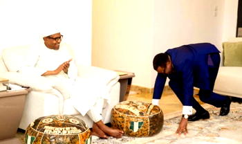 ‘Thank you sir, you stood by me in difficult times’ —  Akinwumi Adesina tells Buhari