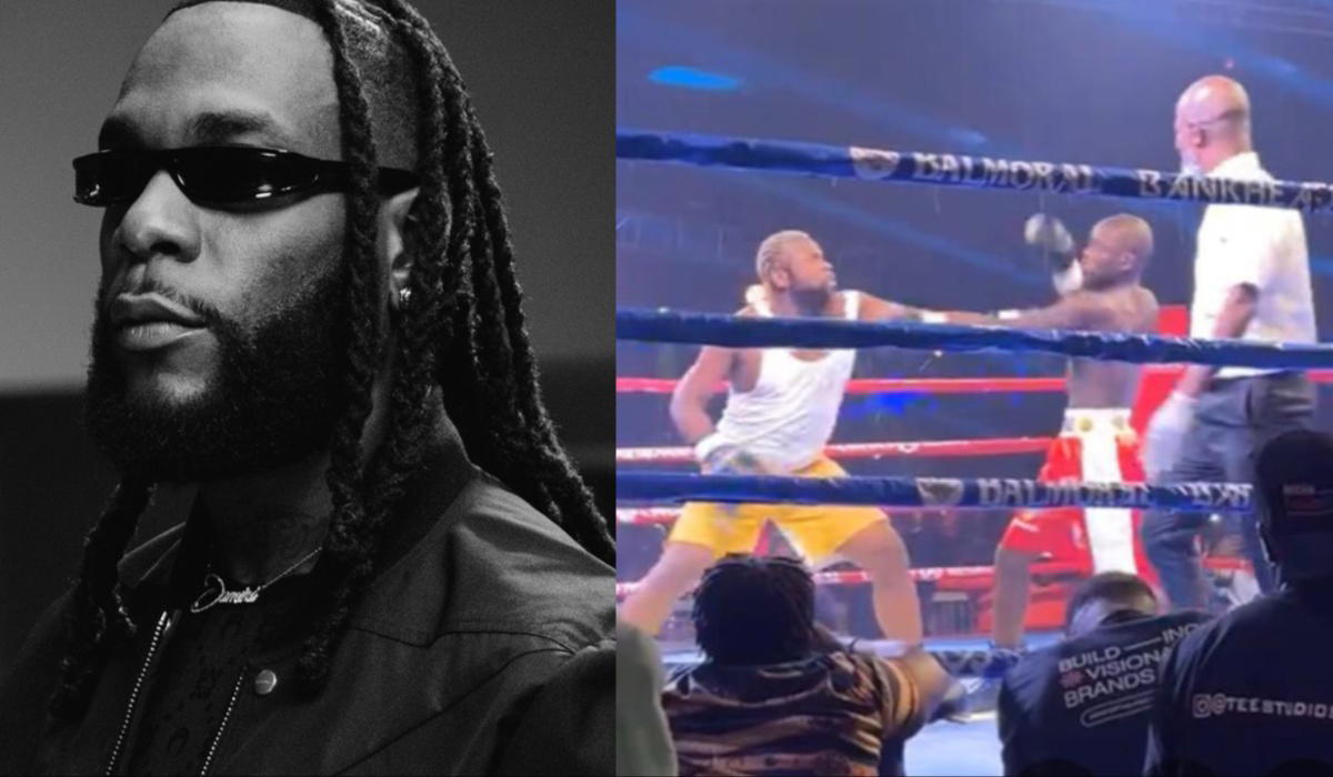 Burna Boy gifts Portable N20m for defeating Speed Darlington in boxing match