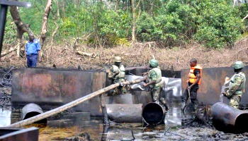 23 oil thieves arrested as army dismantles 13 illegal refinery sites