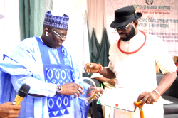 NBM of Africa felicitates its president over humanitarian recognition award