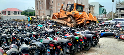 FCTA crushes 601 impounded motorcycles