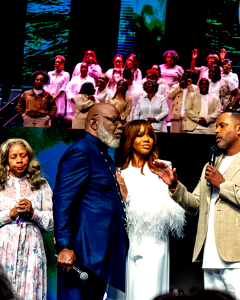 Bishop T.D. Jakes hands over church leadership to daughter, son-in-law