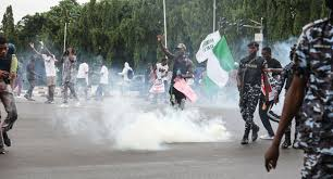 Cybercrime Act, Emergency Rule Protest: Police, protesters clash in Abuja, Port Harcourt