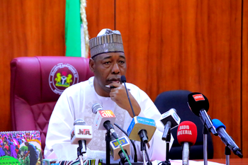 Boko Haram: Borno is losing ground,says Gov Zulum