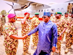 Matawalle, Defence Chief visit Borno to boost counter-insurgency