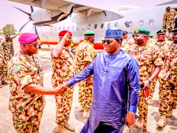 Matawalle, Defence Chief visit Borno to boost counter-insurgency
