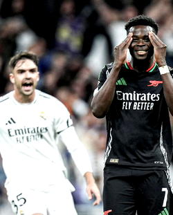 ‘I wanted to slap him!’ – Arteta reveals reaction to Saka’s penalty miss