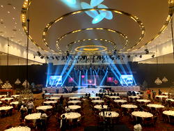 First look at the 2024 Vanguard Personality of the year Award set design