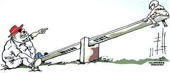 Cartoon: ‘Say sorry or this jangolova is over’