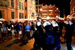 Chelsea and Real Betis fans clash before Conference League final