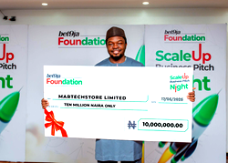 Bet9ja Foundation Awards ₦10 Million to Martech Store at ScaleUp Business Pitch Challenge 