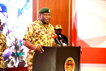 COAS arrives Benue to tackle security challenges