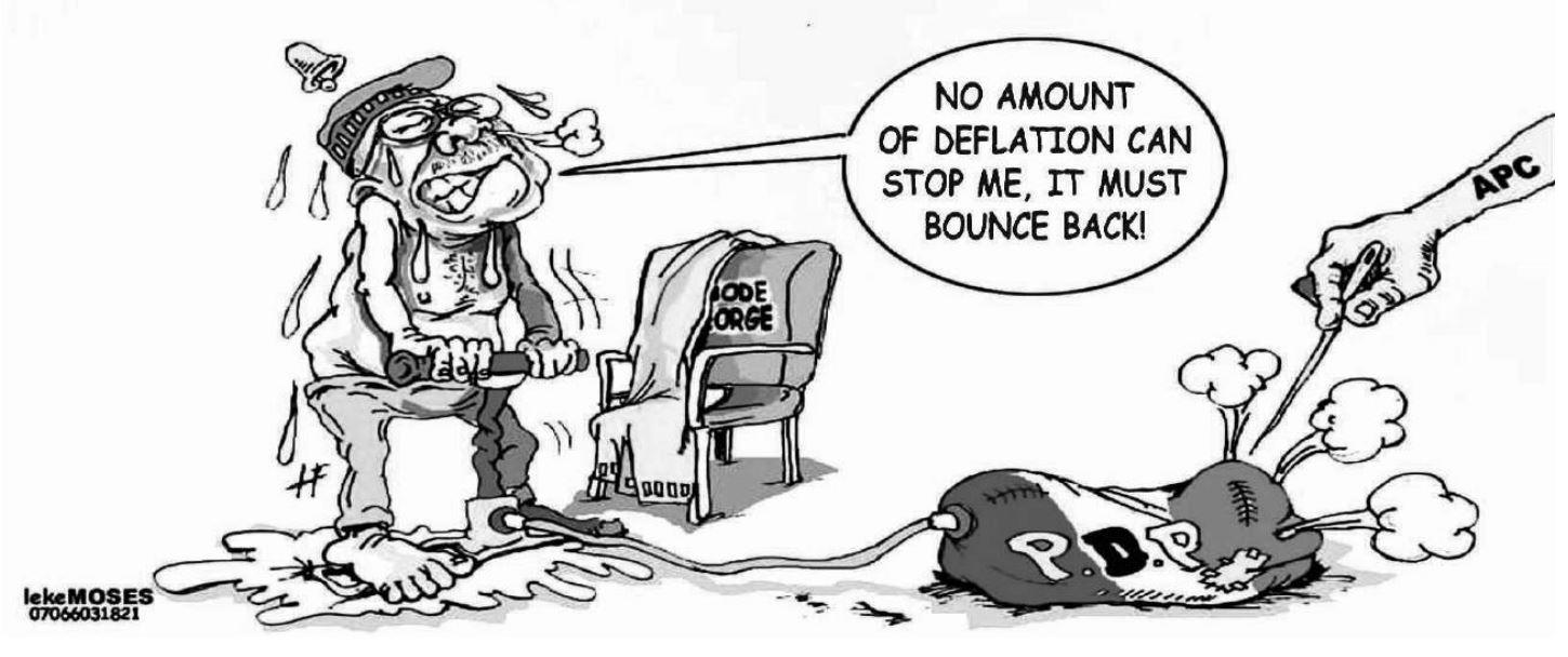 Cartoon: ‘Baba calm down, look for vulcanizer!’