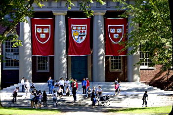 Harvard president to take pay cut amid US funding review