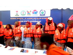 FG donates life jackets to LASWA to enhance waterways Safety