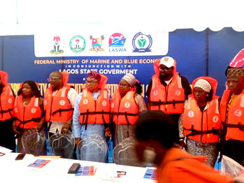 FG donates life jackets to LASWA to enhance waterways Safety