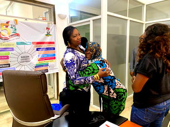 Jumoke George's daughter with Abike Dabiri
