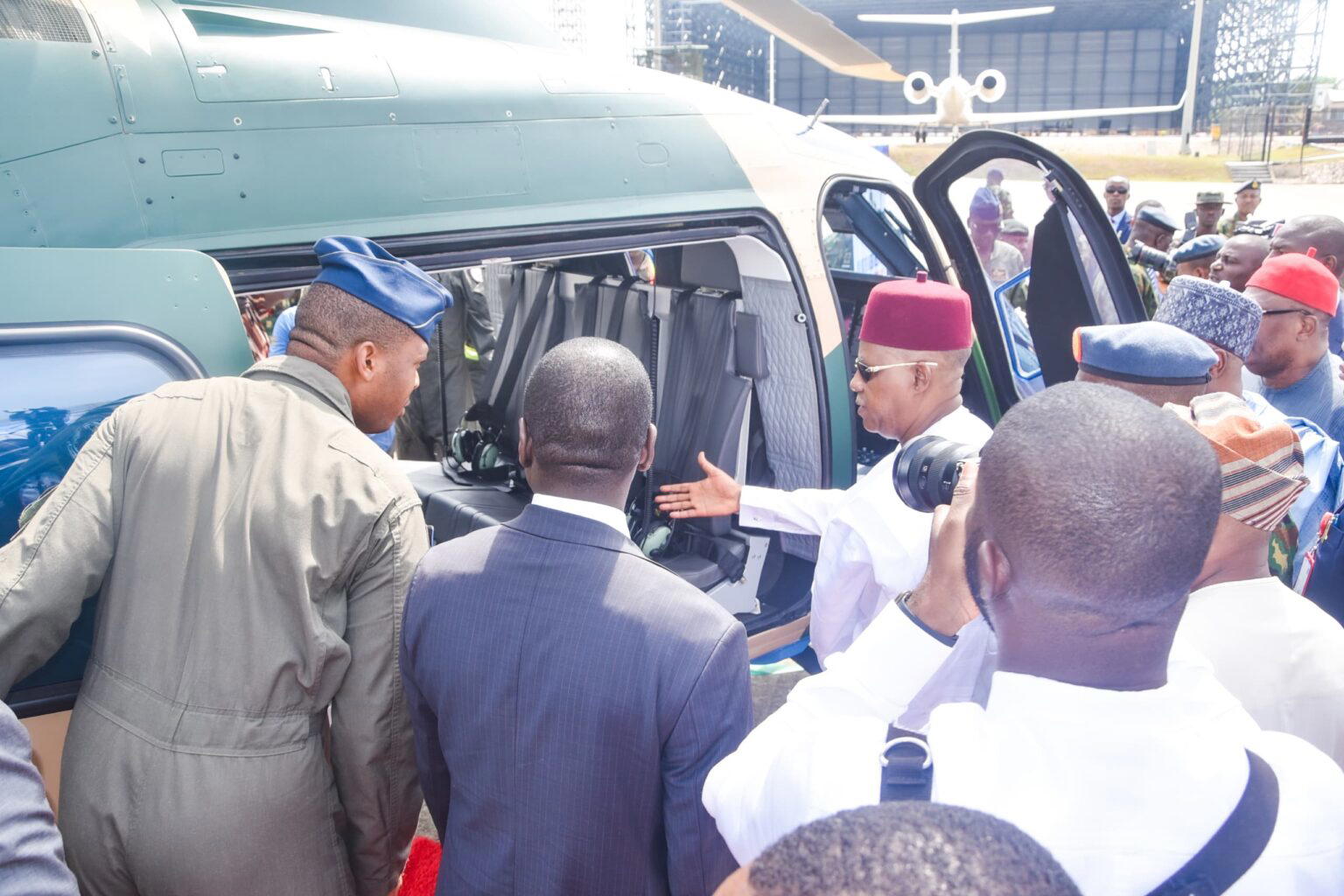 Tinubu inducts two new Agusta 109 Helicopters into NAF inventory