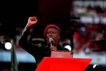 Malema, the radical politician in Trump’s S. Africa video