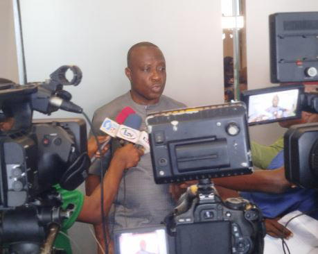 Photos: NGE, SERAP's briefing on media freedom
