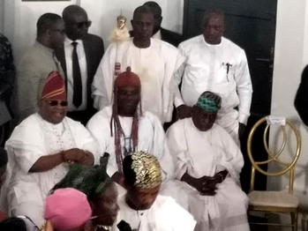 Obasanjo, Adeleke, Oyetola, Oyinlola in Ilesa for Owa-Obokun coronation