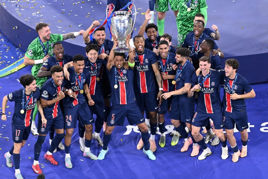 PSG rout Inter Milan 5-0 to win first Champions League title