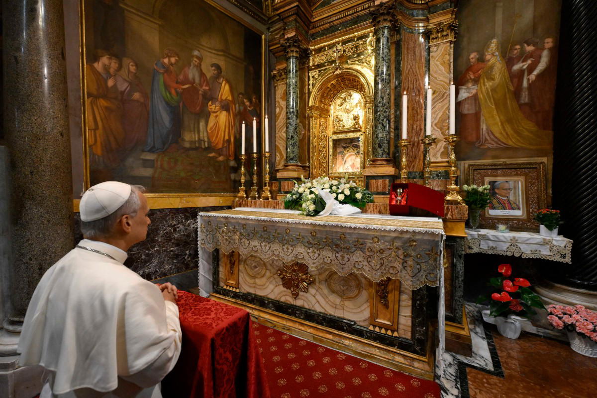 Leo XIV, ‘humble servant of God’, visits sanctuary in first papal outing