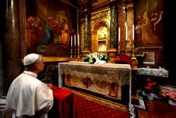 Leo XIV, ‘humble servant of God’, visits sanctuary in first papal outing