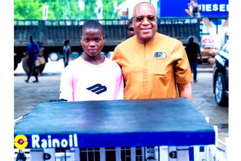 Rainoil awards ₦5m, full scholarship to 16-year-old for creative station model