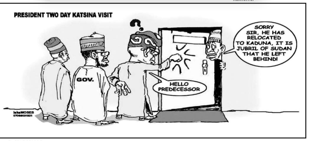 Cartoon: ‘Aboki come out, do you know anything about these fires?’