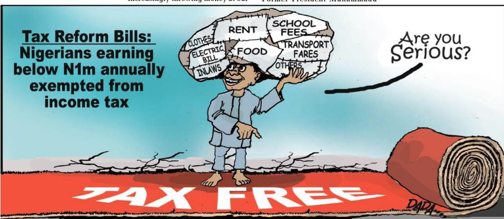 Cartoon: Common man not finding things common
